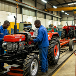 Shandong agricultural machinery arrives at the assembly plant in Kenya